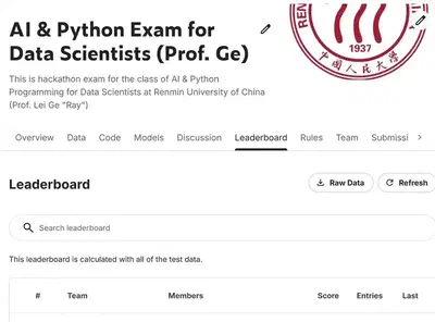 Students working in a hackathon style classroom